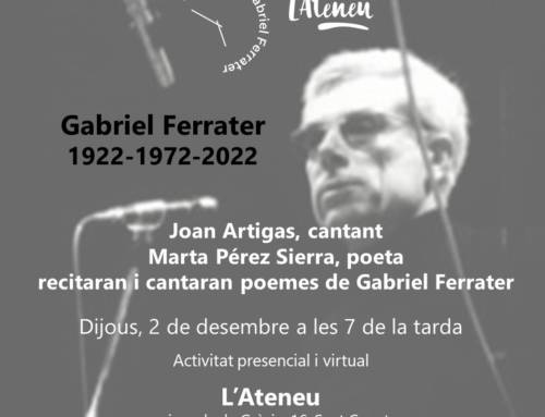Gabriel Ferrater 1922-1972-2022