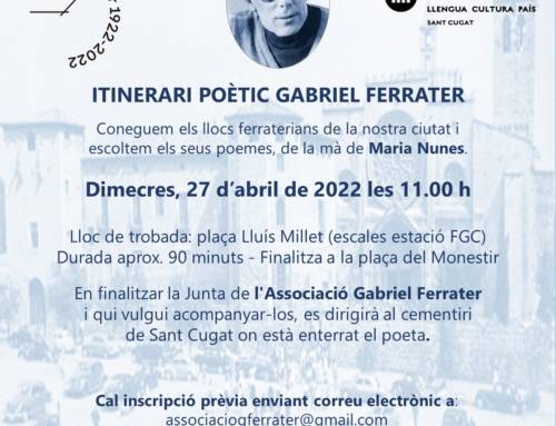 Itinerari poètic Gabriel Ferrater