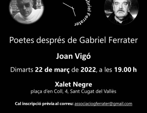 Poetes després de Gabriel Ferrater – Joan Vigó